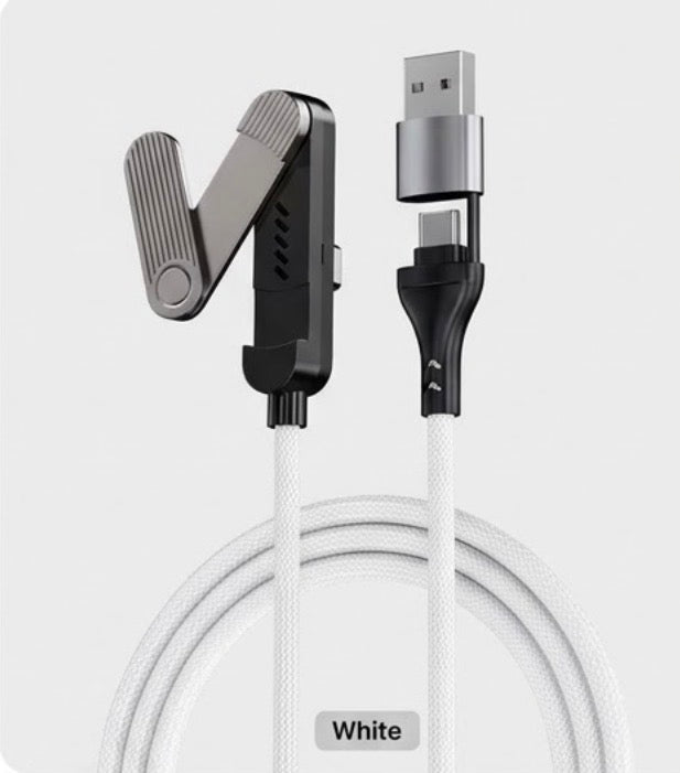3 in 1 60W Braided cable with stand