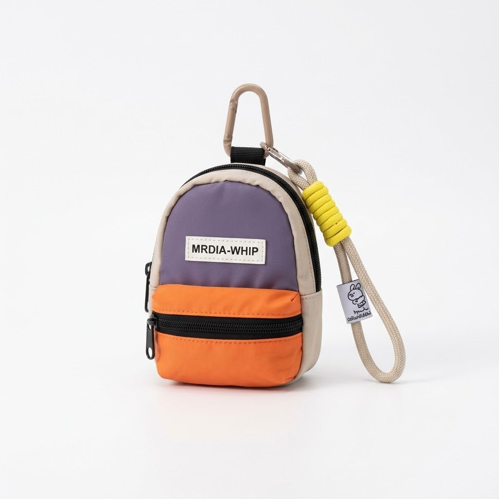 Mini canvas backpack